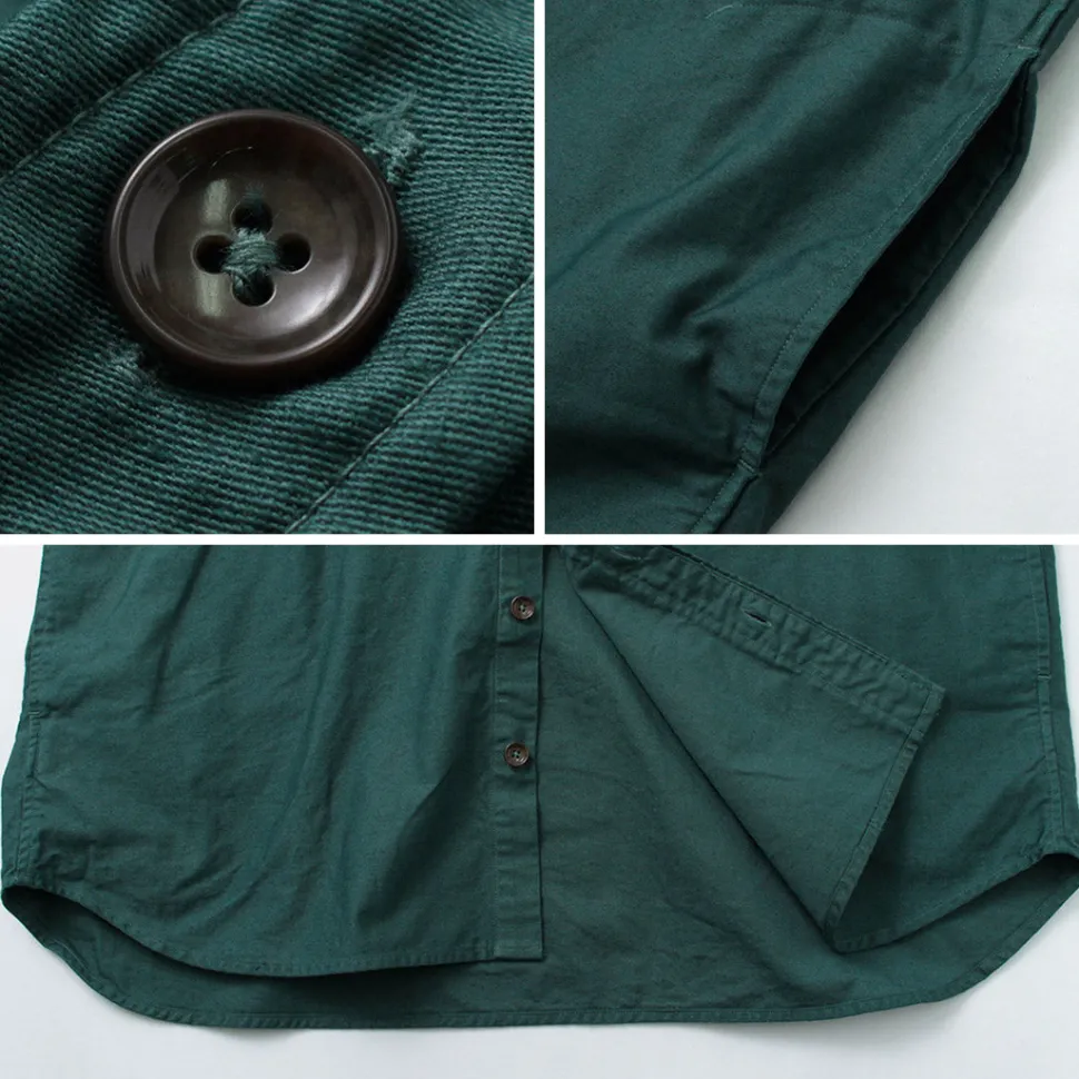 FNOR / Grandval garment dye Shrimp sleeve shirt coat