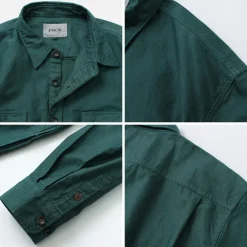 FNOR / Grandval garment dye Shrimp sleeve shirt coat