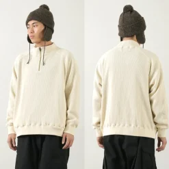 FNOR / Open-Ended Waffle Half-Zip Pullover