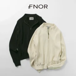 FNOR / Open-Ended Waffle Half-Zip Pullover