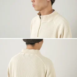 FNOR / Open-Ended Waffle Half-Zip Pullover