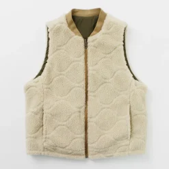FNOR / Quilted Sheepskin Boa MIL Vest