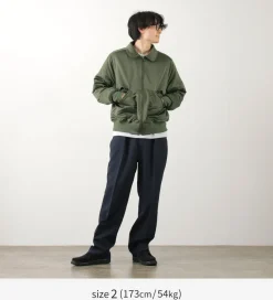 FNOR / Slight Satin Pair Away Flight Jacket