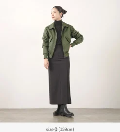 FNOR / Slight Satin Pair Away Flight Jacket