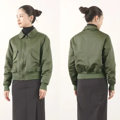 FNOR / Slight Satin Pair Away Flight Jacket