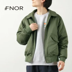 FNOR / Slight Satin Pair Away Flight Jacket