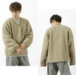 FNOR / V-Neck Boa Pullover