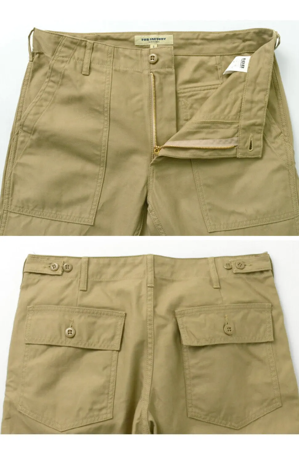 FOB FACTORY / F4170 baker shorts
