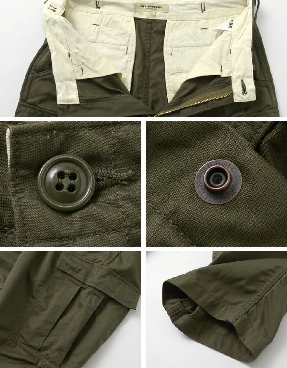 FOB FACTORY / F0503 cargo trousers
