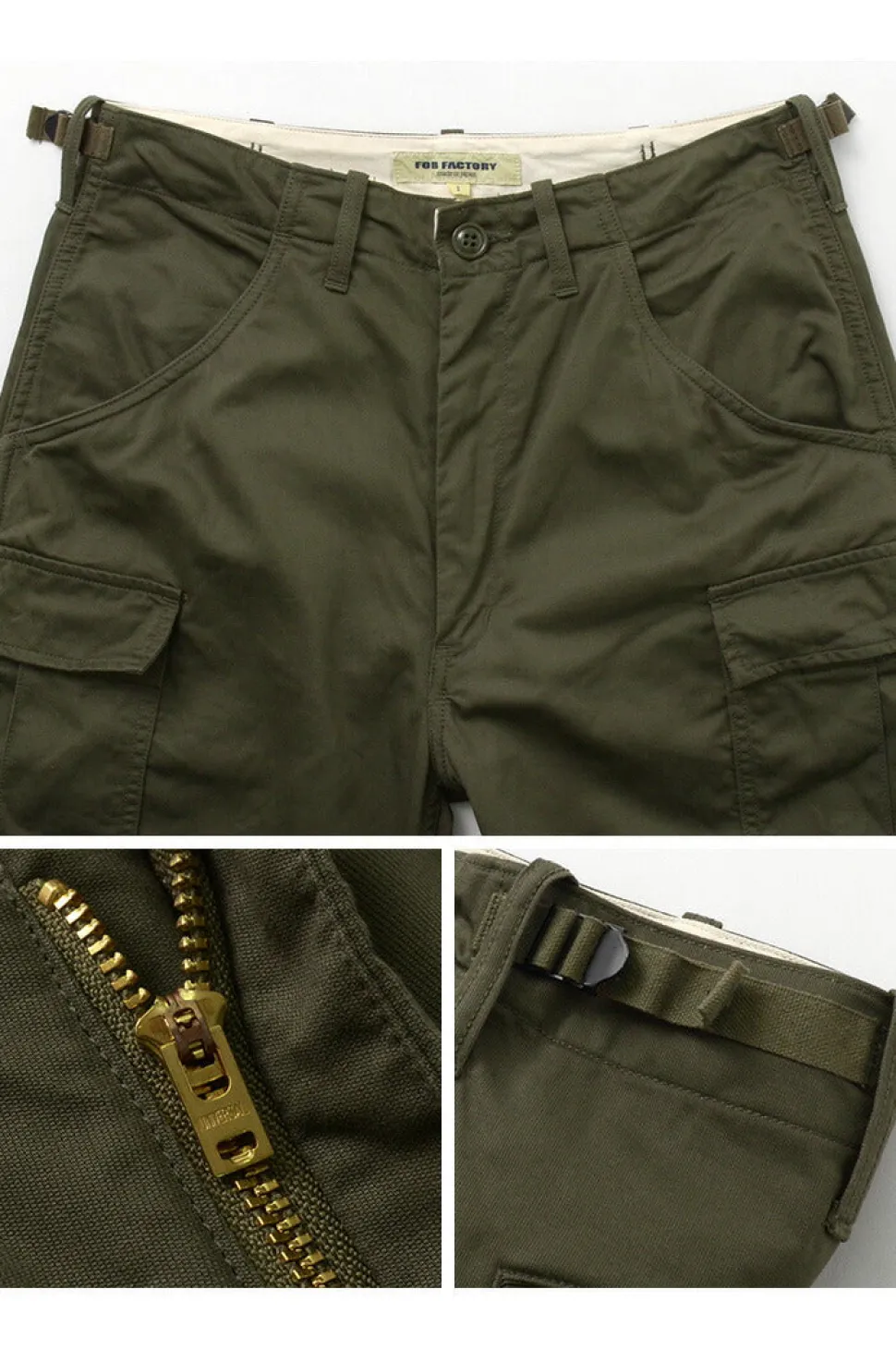FOB FACTORY / F0503 cargo trousers