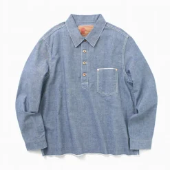 FOB FACTORY / F3487 Chambray pullover shirt