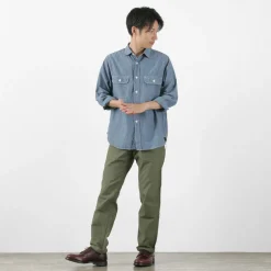 FOB FACTORY / F3494 Chambray work shirt