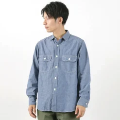 FOB FACTORY / F3494 Chambray work shirt