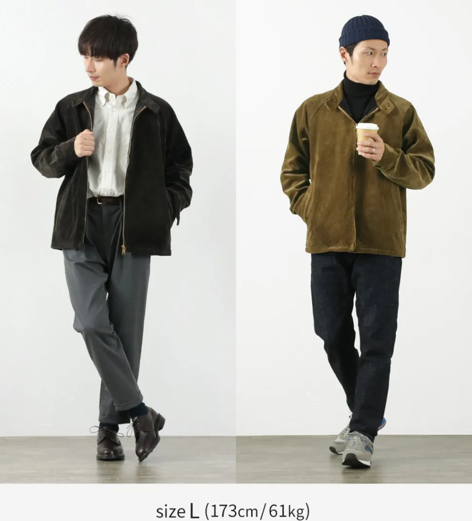 FOB FACTORY / F2429 Corduroy Harrington jacket