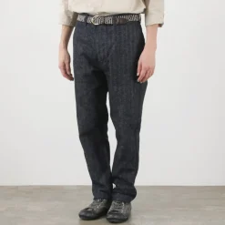 FOB FACTORY / F0516 Cotton hemp herringbone Trouser