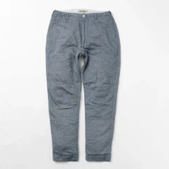 FOB FACTORY / F0513 Cotton Linen Double Wave Chambray Pants