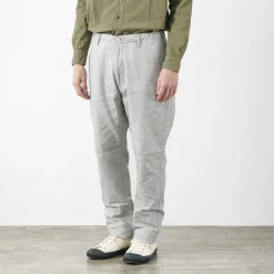 FOB FACTORY / F0513 Cotton Linen Double Wave Chambray Pants