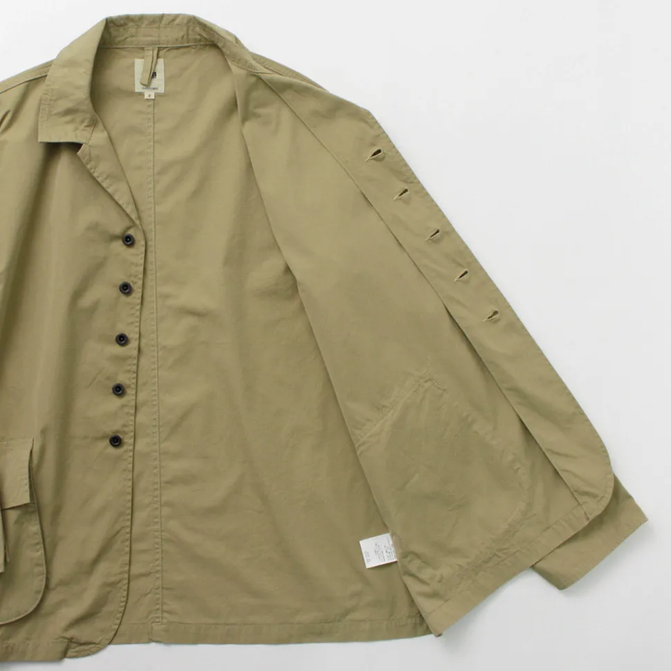 FOB FACTORY / F2439 Cotton nylon packable field jacket
