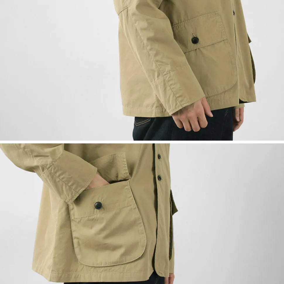 FOB FACTORY / F2439 Cotton nylon packable field jacket