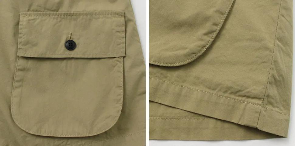FOB FACTORY / F2439 Cotton nylon packable field jacket