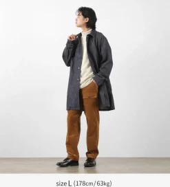 FOB FACTORY / F2437 Denim bask coat