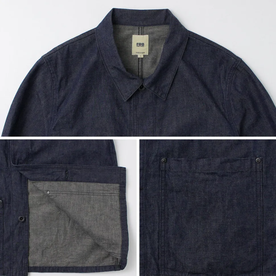 FOB FACTORY / F2447 Denim Coverall