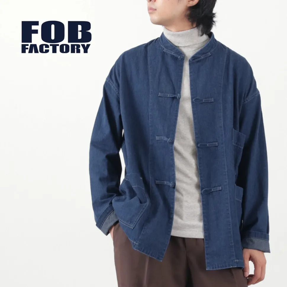 FOB FACTORY / F2435 Denim kung fu jacket