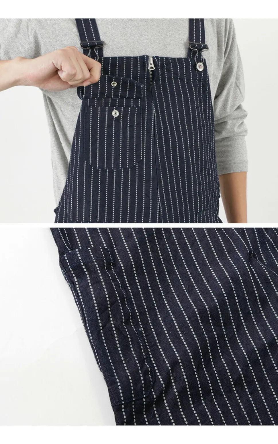 FOB FACTORY / F0479 Denim overalls