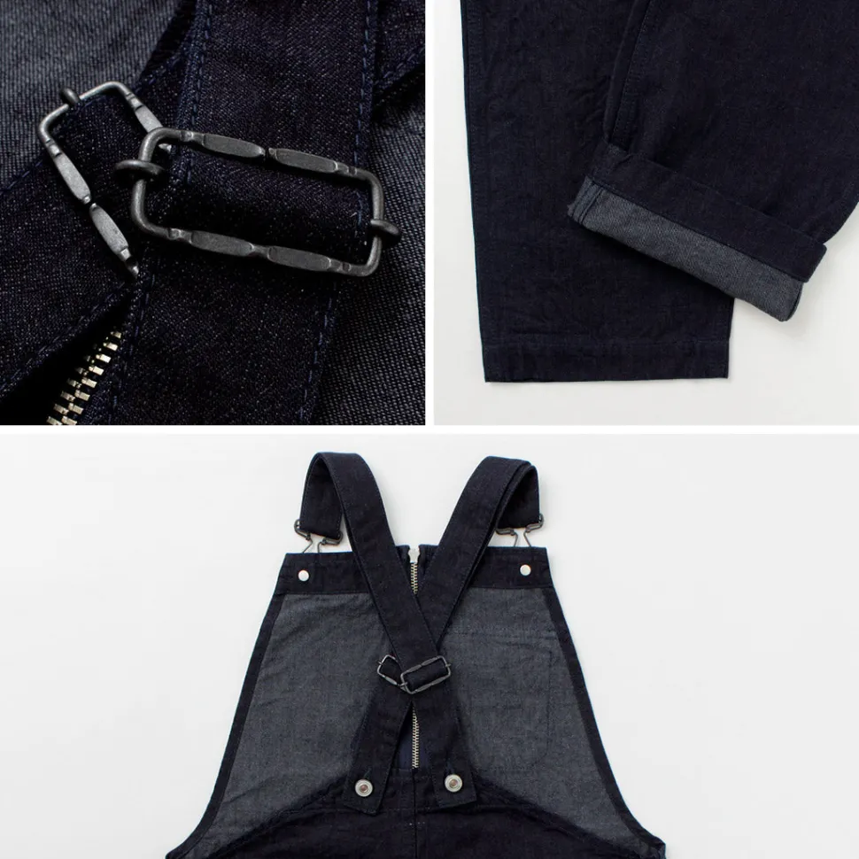 FOB FACTORY / F0517 Denim overalls one wash
