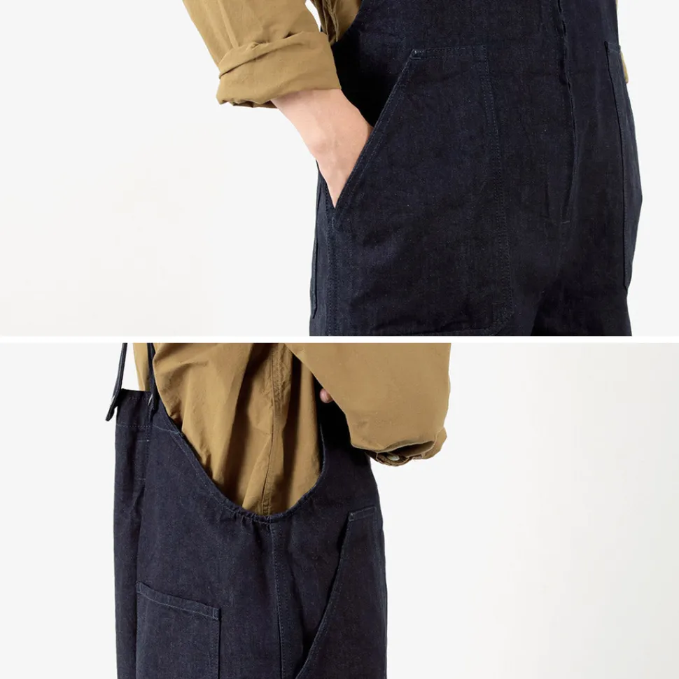 FOB FACTORY / F0517 Denim overalls one wash