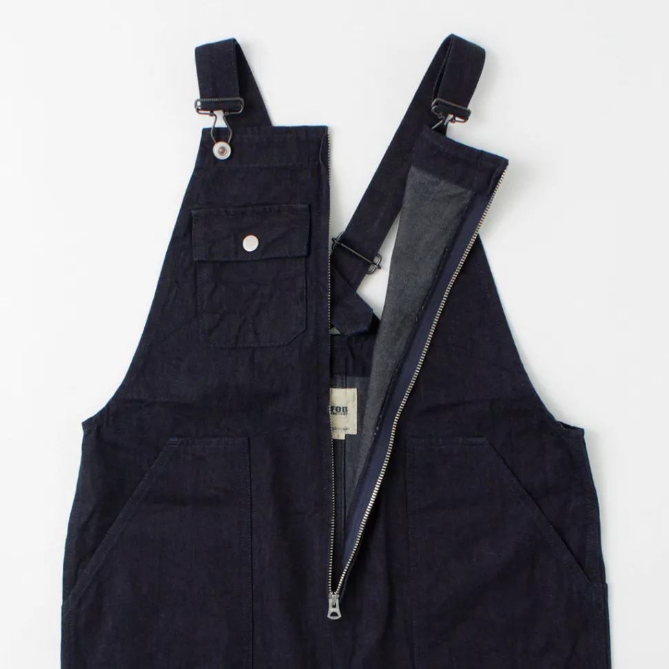 FOB FACTORY / F0517 Denim overalls one wash