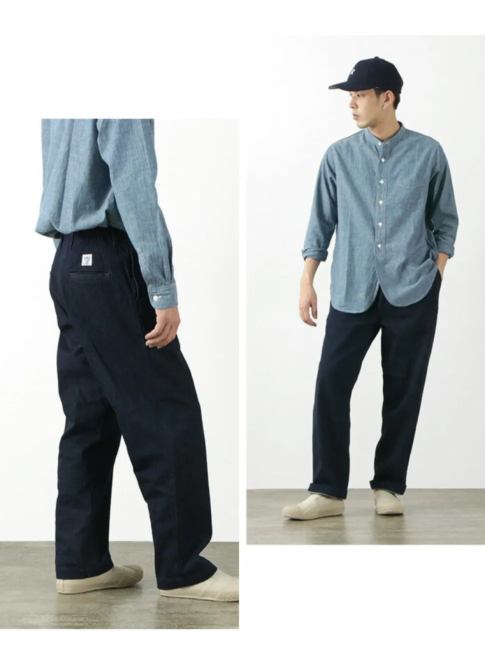 FOB FACTORY / F0508 denim track pants