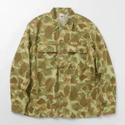FOB FACTORY / F2362 Fatigue shirt jacket camo