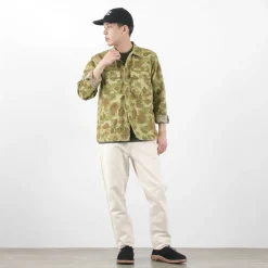 FOB FACTORY / F2362 Fatigue shirt jacket camo