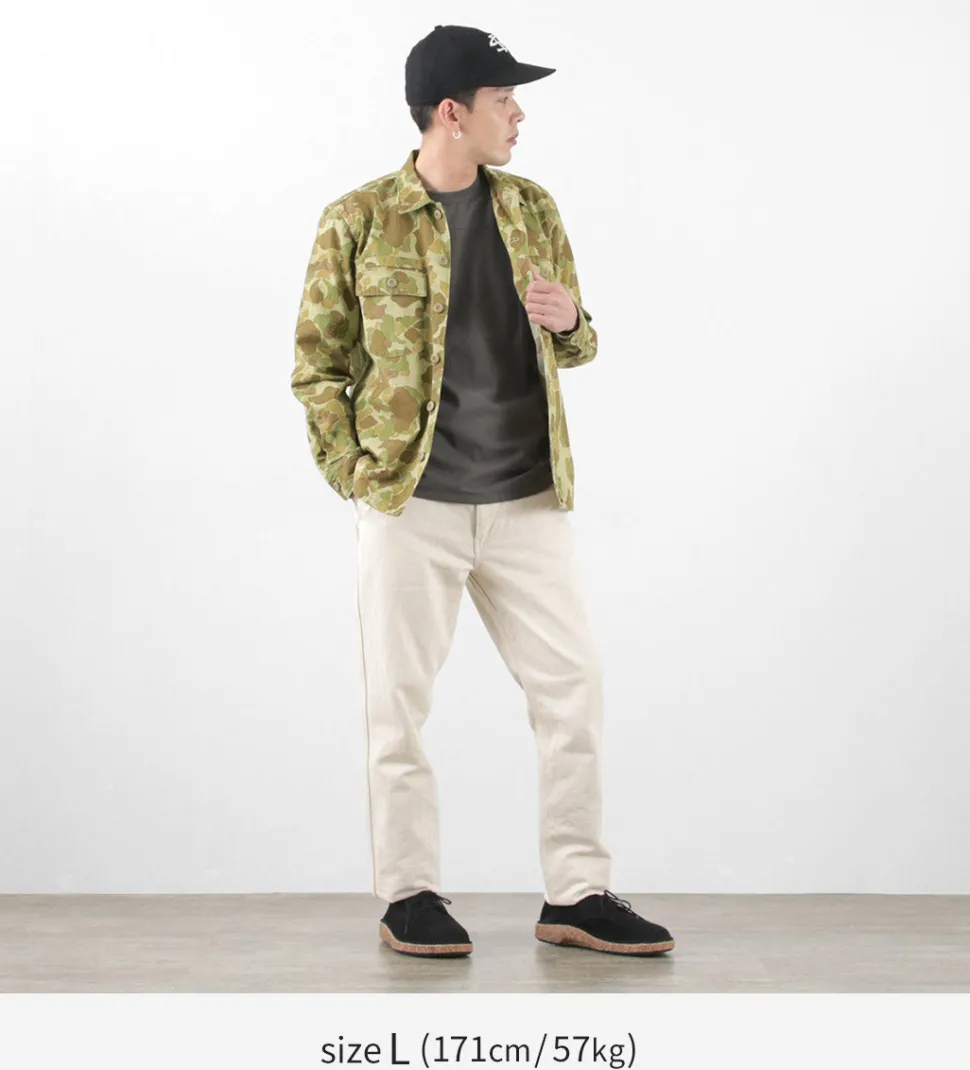FOB FACTORY / F2362 Fatigue shirt jacket camo