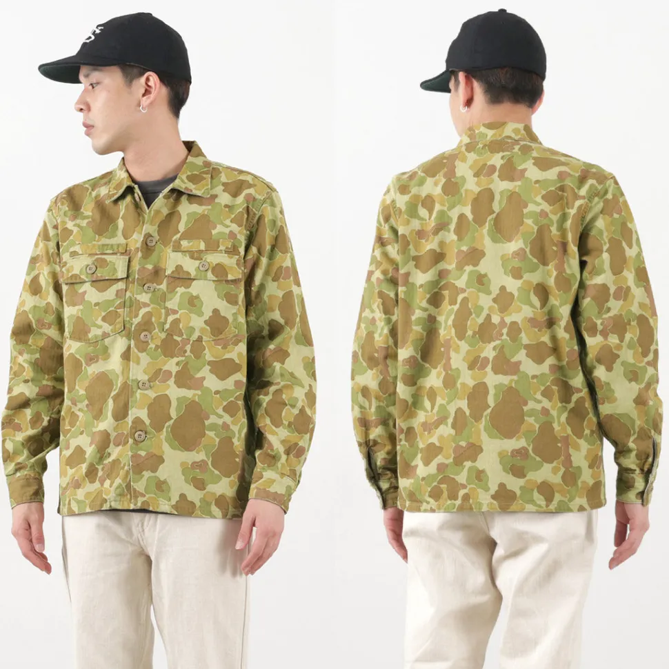 FOB FACTORY / F2362 Fatigue shirt jacket camo