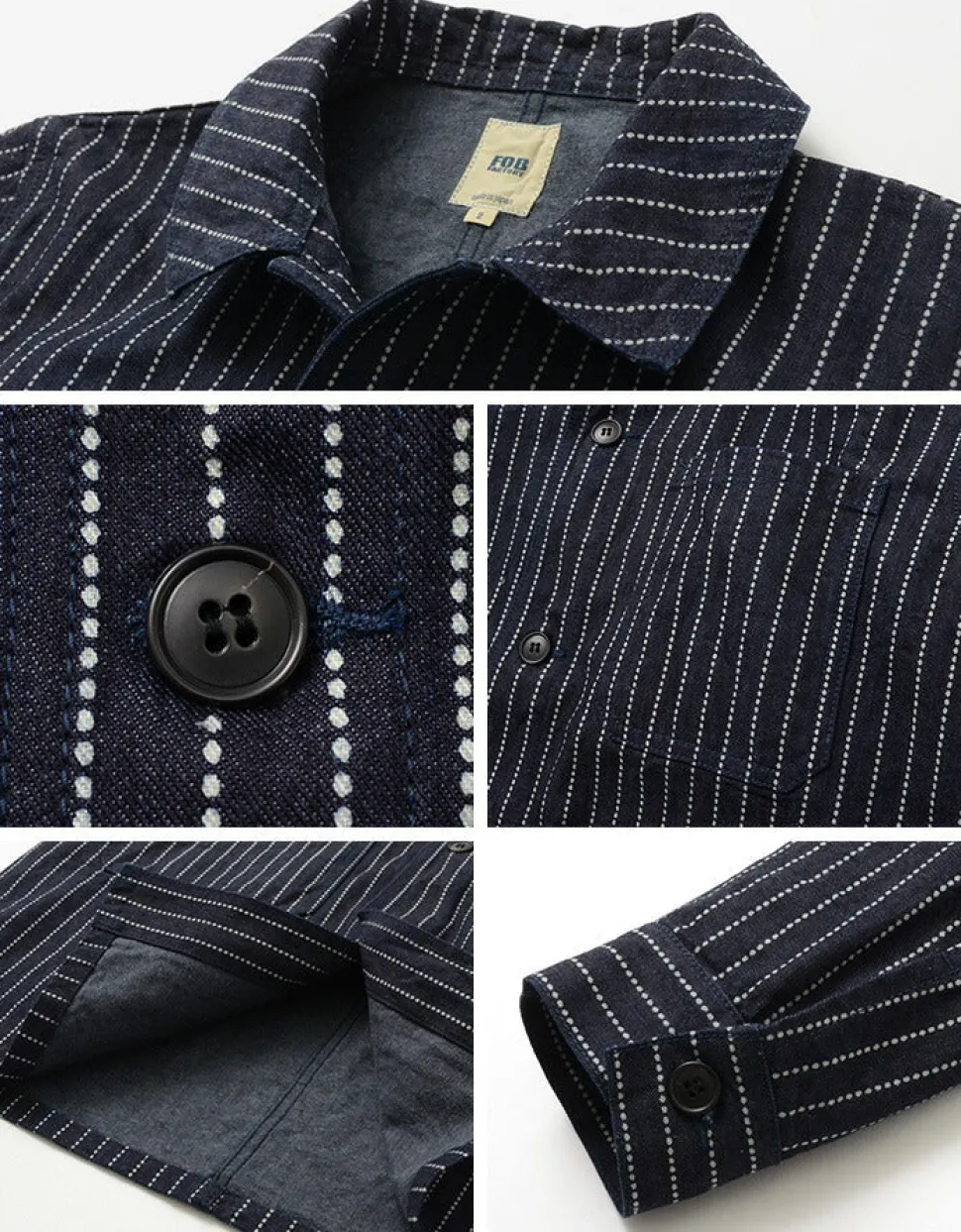 FOB FACTORY / F2408 French Denim Coat / Wovash