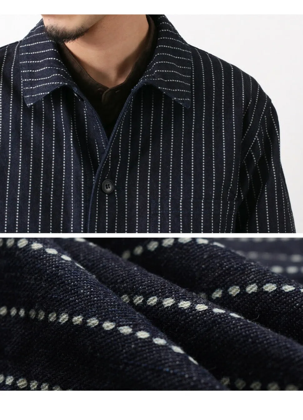 FOB FACTORY / F2408 French Denim Coat / Wovash