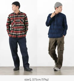 FOB FACTORY / F3481 HEAVY NEL WORK SHIRT