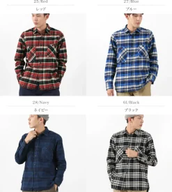 FOB FACTORY / F3481 HEAVY NEL WORK SHIRT