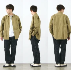 FOB FACTORY / F0496 Hemp denim work trousers