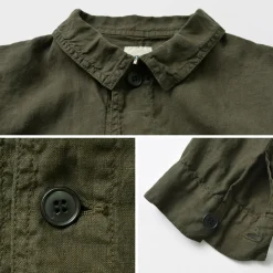 FOB FACTORY / F2413 Hemp shirt jacket