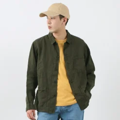 FOB FACTORY / F2413 Hemp shirt jacket