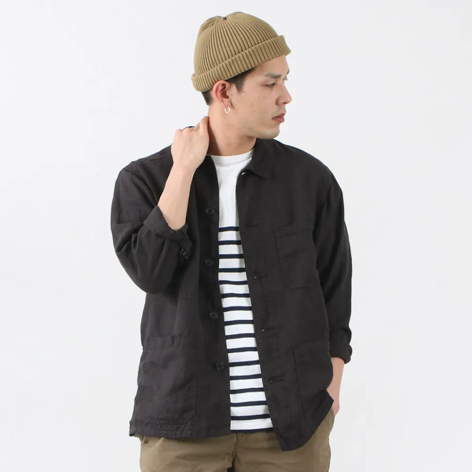 FOB FACTORY / F2413 Hemp shirt jacket