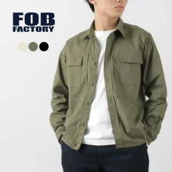 FOB FACTORY / F3498 Long sleeve field shirt