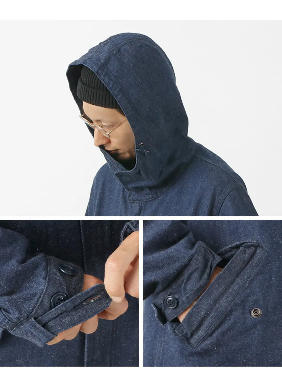 FOB FACTORY / F2420 M-51 denim shell parka