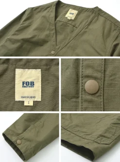 FOB FACTORY / F2409 military cardigan