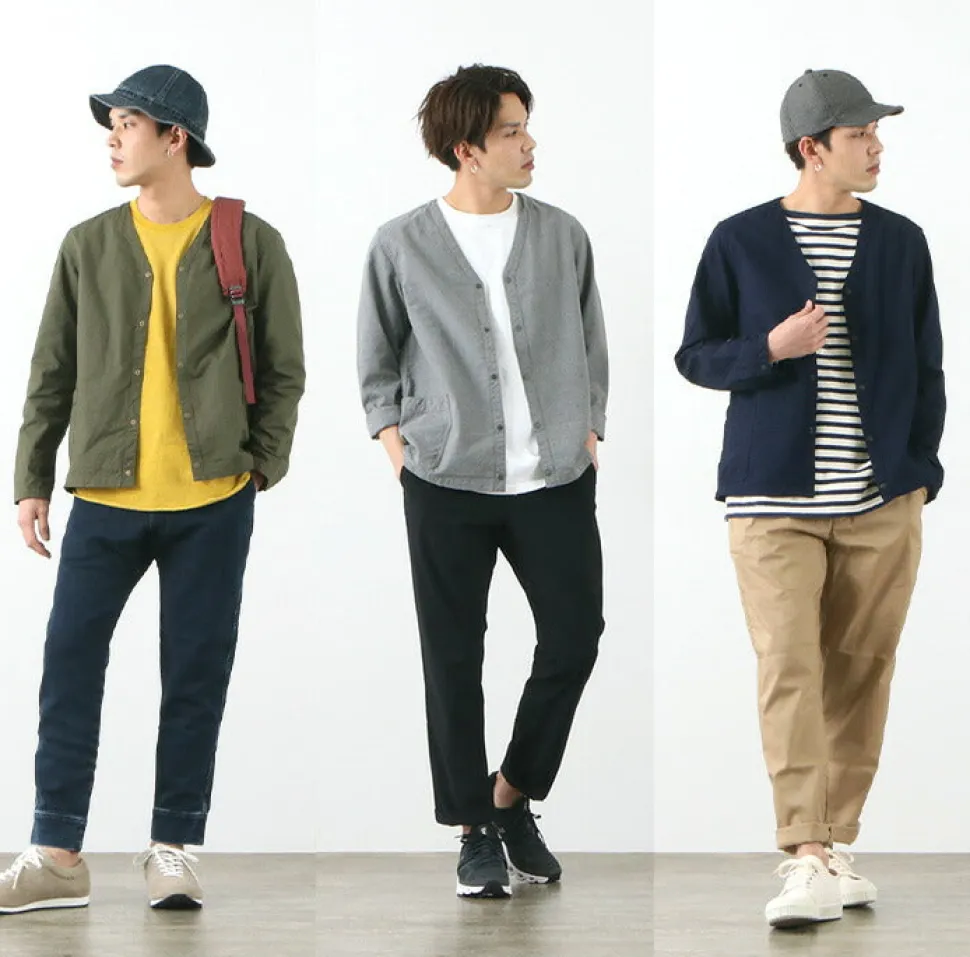 FOB FACTORY / F2409 military cardigan