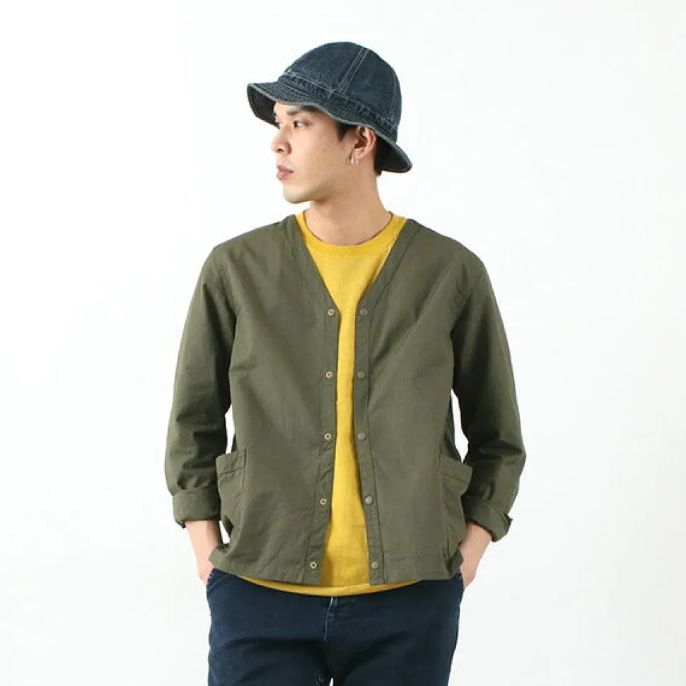FOB FACTORY / F2409 military cardigan