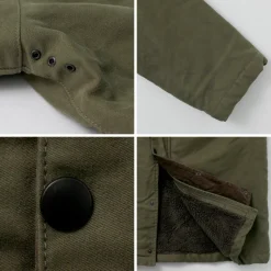 FOB FACTORY / F2450 Moleskin Hood Coat